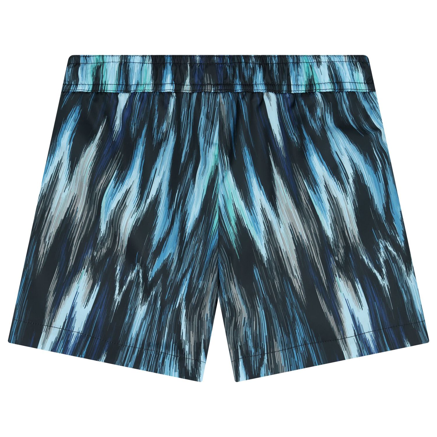 Boys Navy Blue & Blue Swim Shorts, 1, hi-res image number null