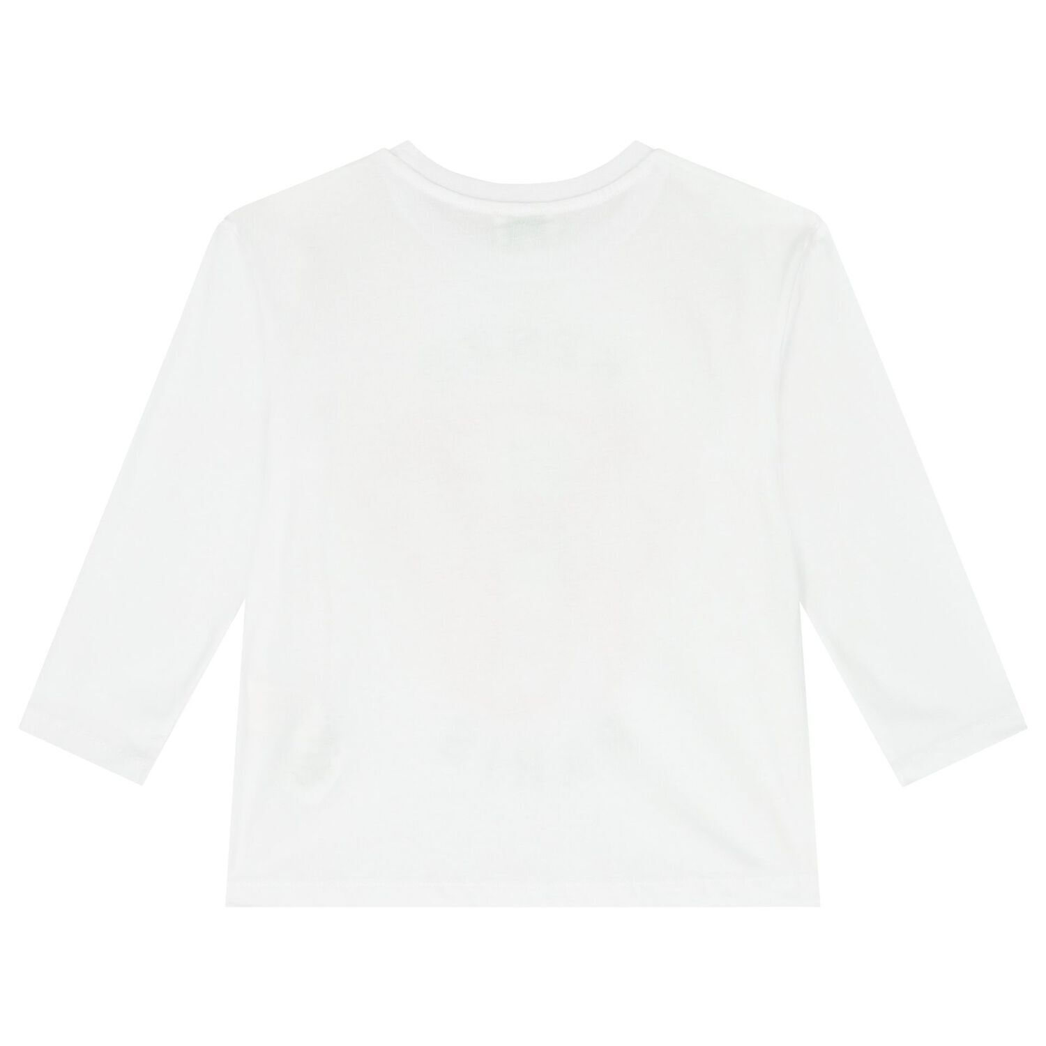 Girls White Elephant Logo Long Sleeve Top, 1, hi-res image number null