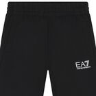 Boys Black Logo Joggers, 2, hi-res