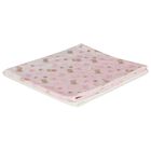 Baby Girls Ivory & Pink Teddy Bear Blanket, 1, hi-res