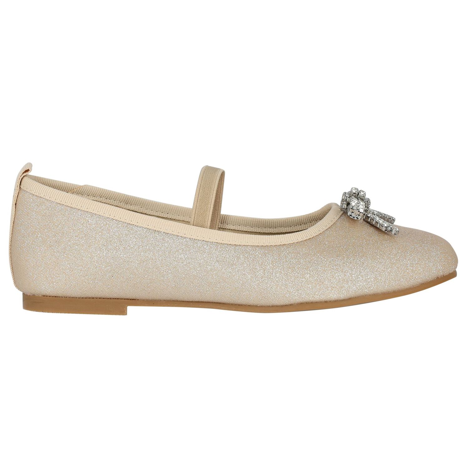 Girls Gold Embellished Shoes, 2, hi-res image number null