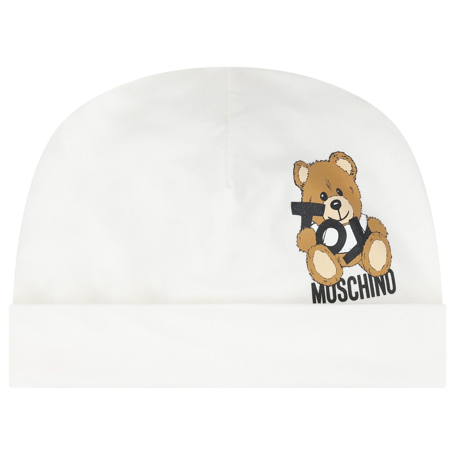 White Teddy Bear Logo Babygrow Gift Set, 1, hi-res