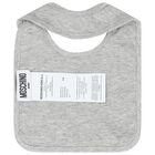 Grey Teddy Bear Logo Babygrow Gift Set, 5, hi-res