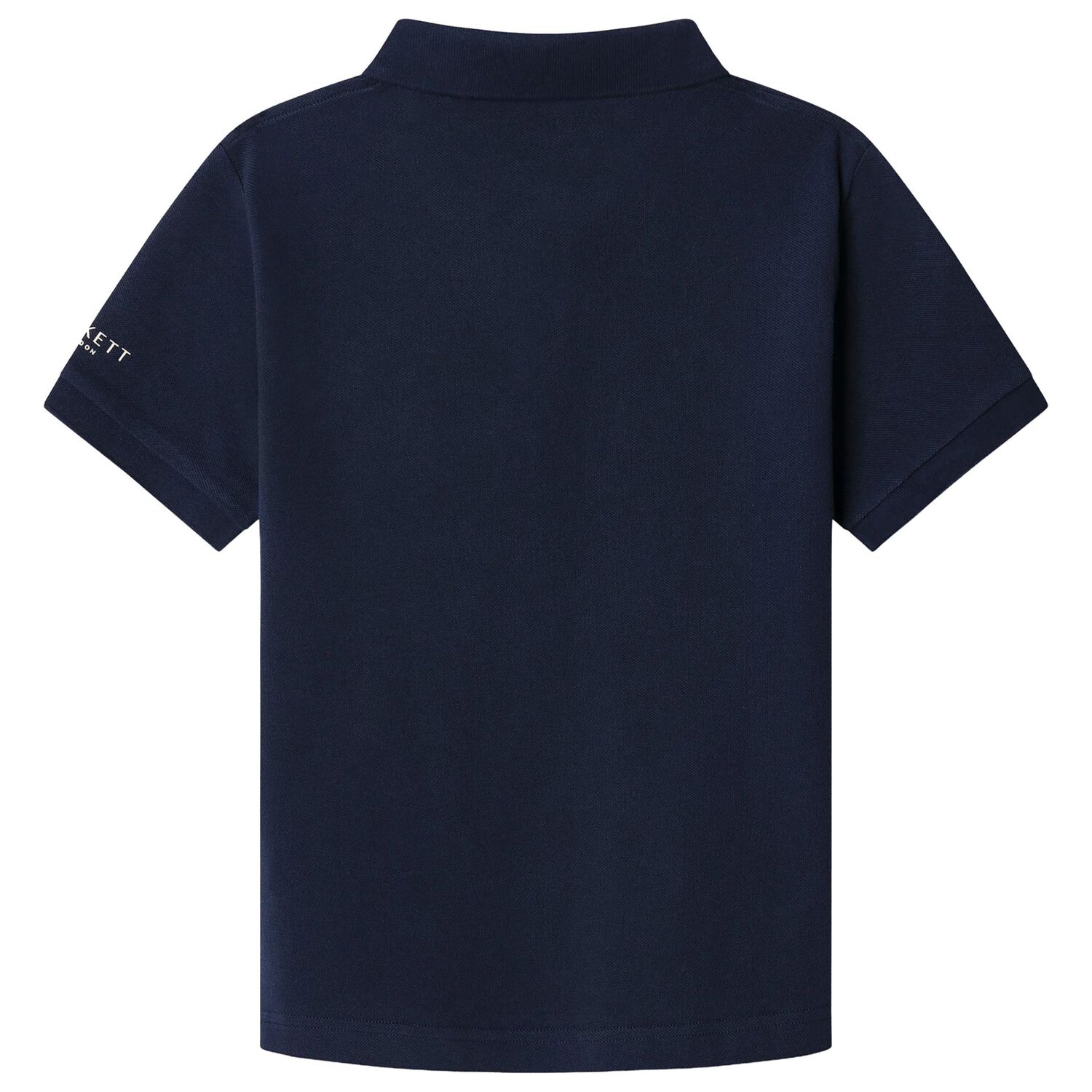 Boys Navy Blue Logo Polo Shirt, 1, hi-res