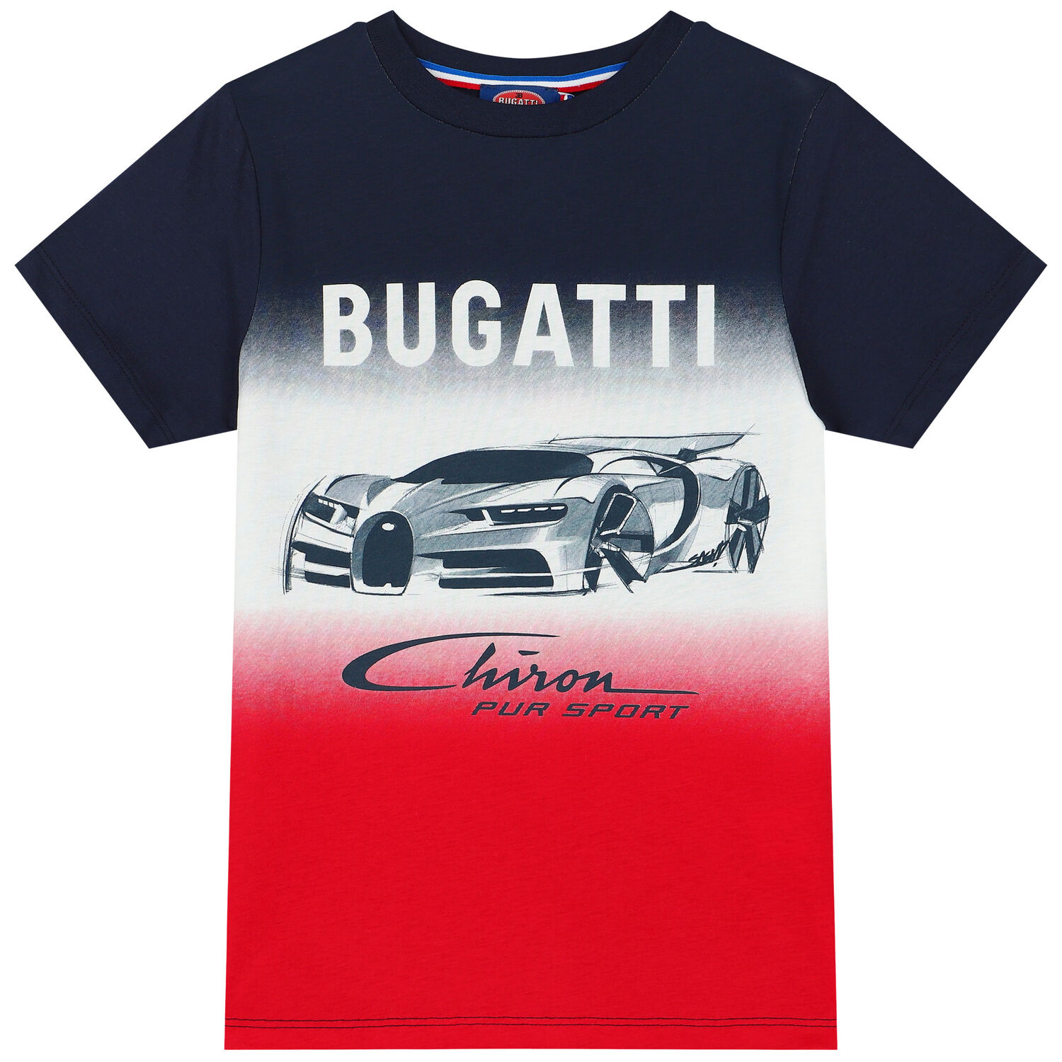 Boys Navy, White & Red Logo T-Shirt, 2, hi-res