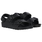 Black Logo Milano Eva Sandals, 1, hi-res