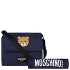 Navy Blue Teddy Bear Baby Changing Bag, 3, hi-res