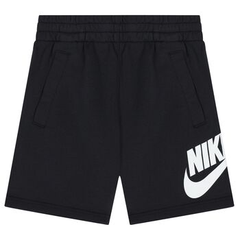 Black Logo Shorts