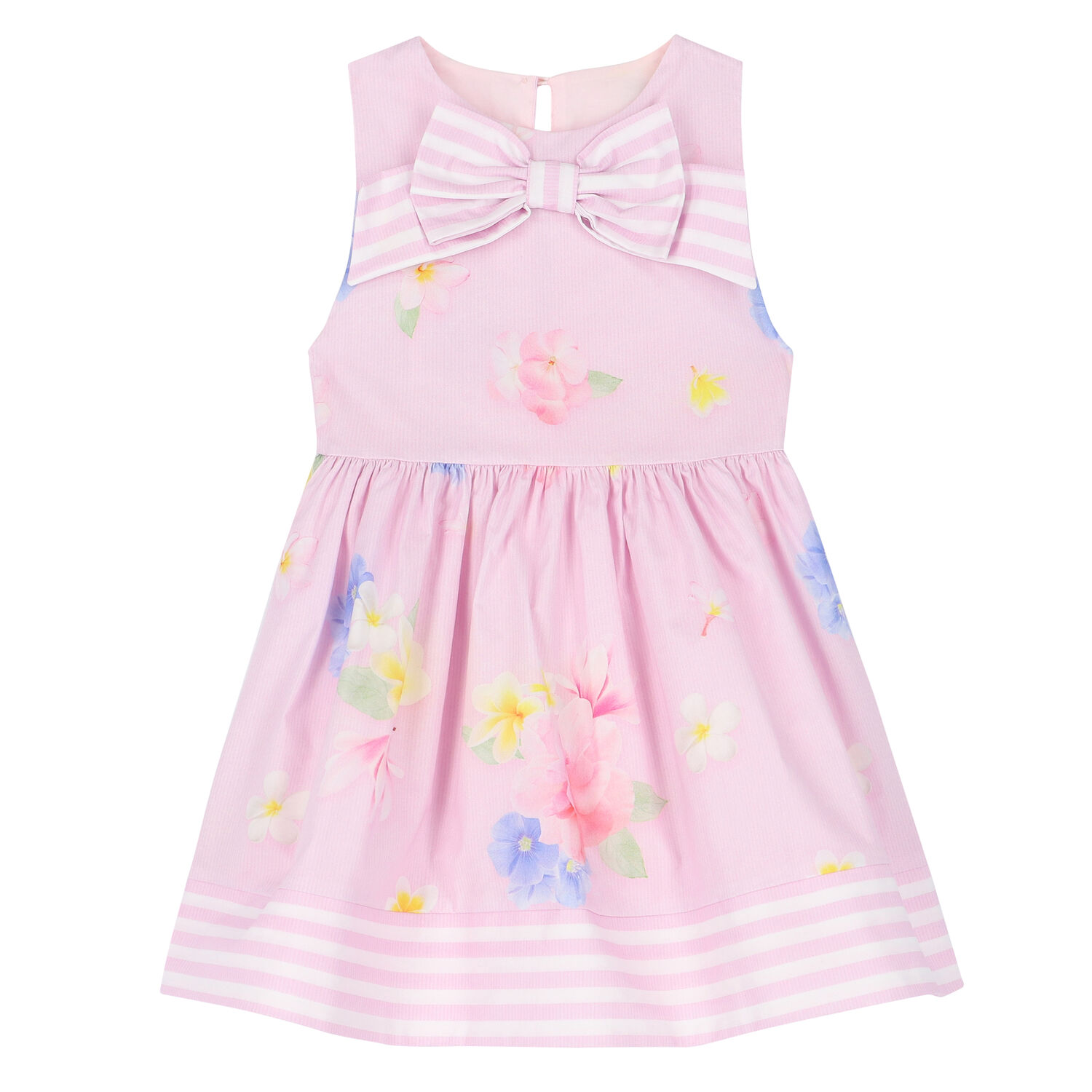Girls Pink Floral Dress, 1, hi-res image number null