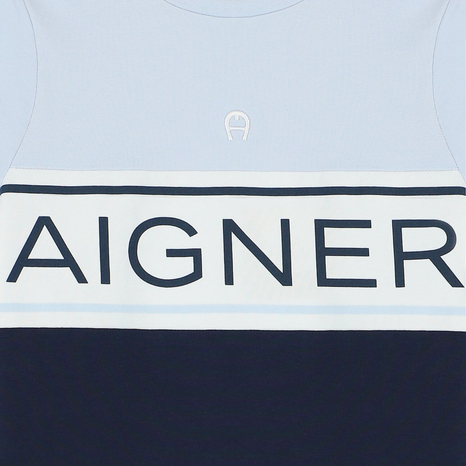 Boys Blue & Navy Logo Pyjamas, 1, hi-res