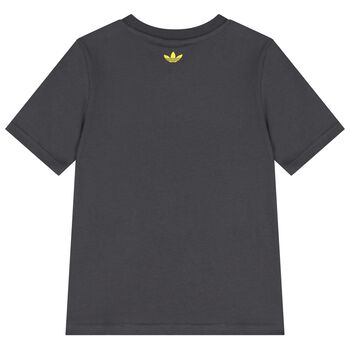 Boys Grey Logo T-Shirt