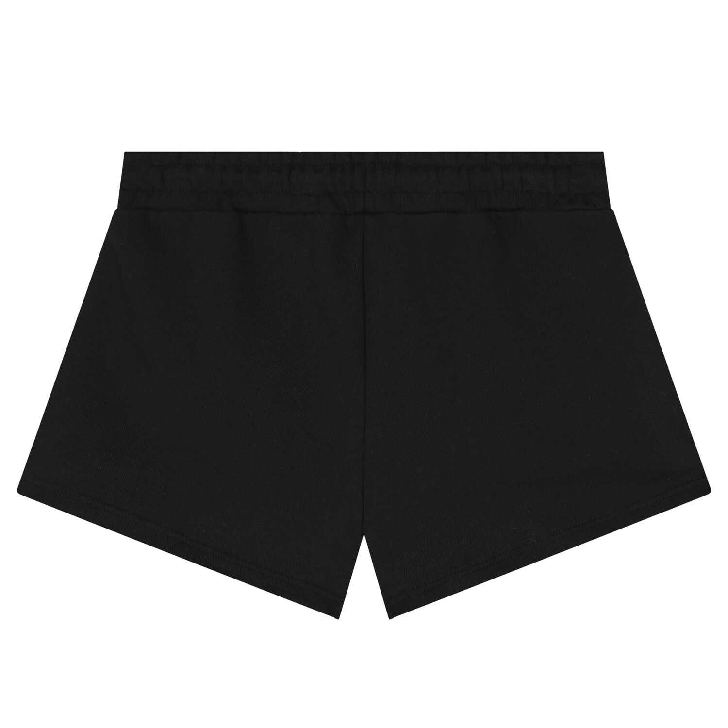 Girls Black Logo Shorts, 1, hi-res