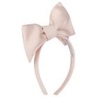 Girls Pink Bow Headband, 2, hi-res