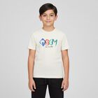 Boys Ivory Logo T-Shirt, 1, hi-res
