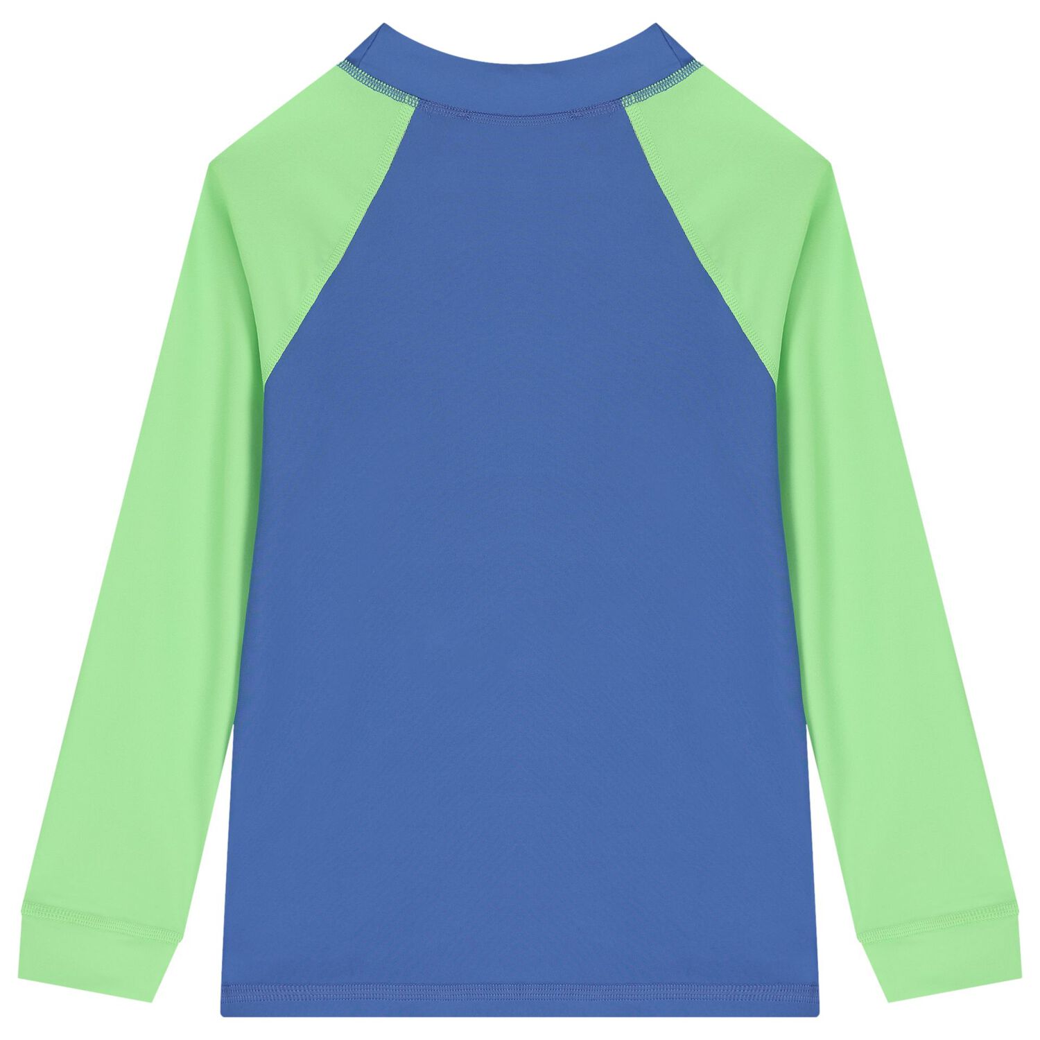 Boys Blue Polo Bear Rash Guard, 1, hi-res