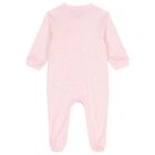 Baby Girls Pink Logo Babygrow Gift Set, 1, hi-res