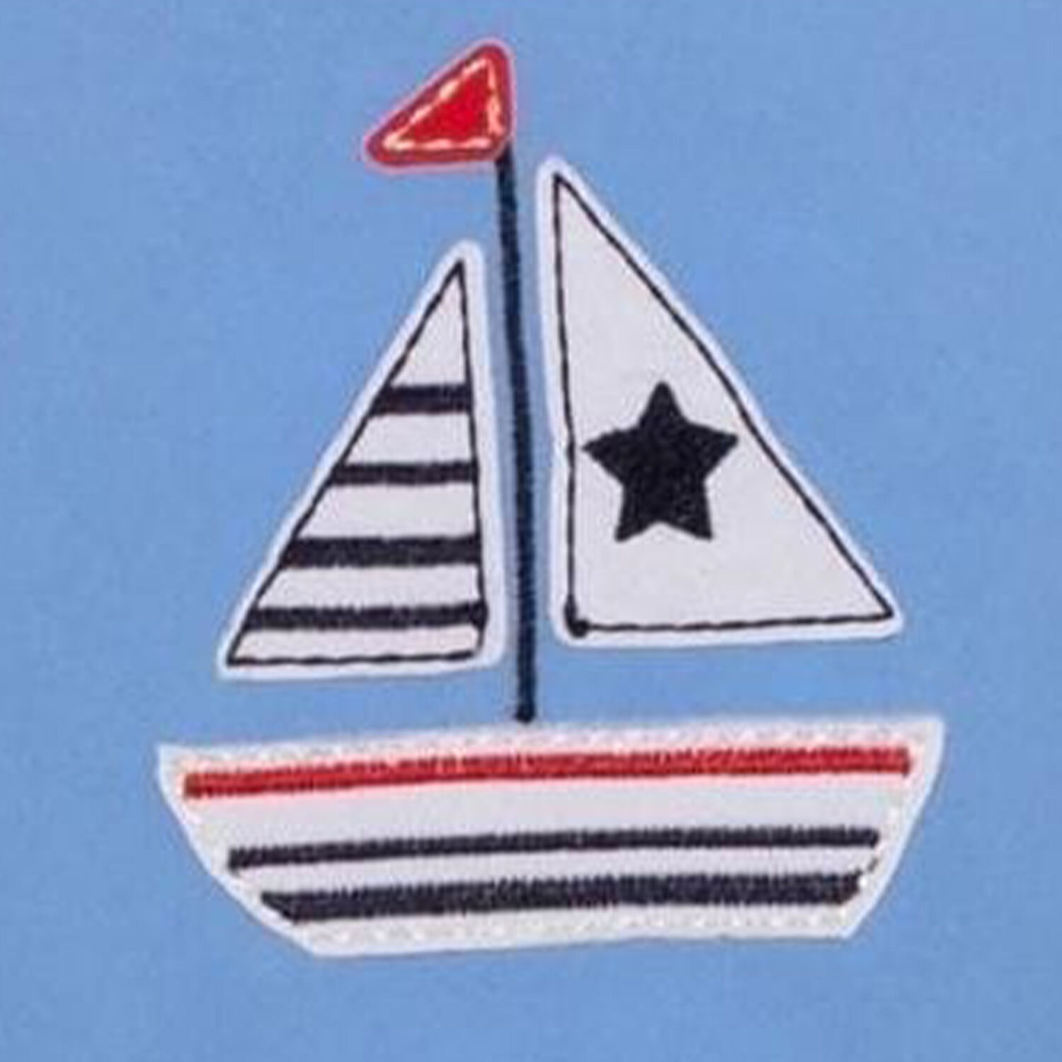 Baby Boys Little Boats Rash Vest UPF 50+, 1, hi-res