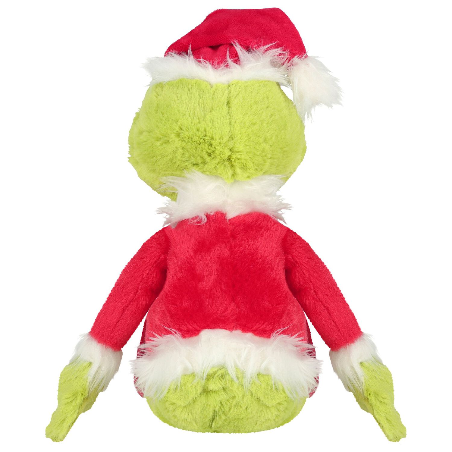 Green & Red Dr. Seuss Santa Grinch Baby Soft Toy ( 34CM ), 1, hi-res