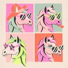 Girls Pink Pony Long Sleeve Top, 1, hi-res