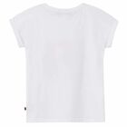 Girls White Logo T-Shirt, 1, hi-res