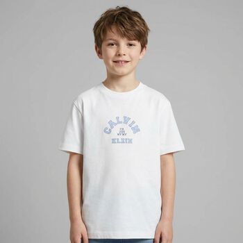 Boys White Logo T-Shirt