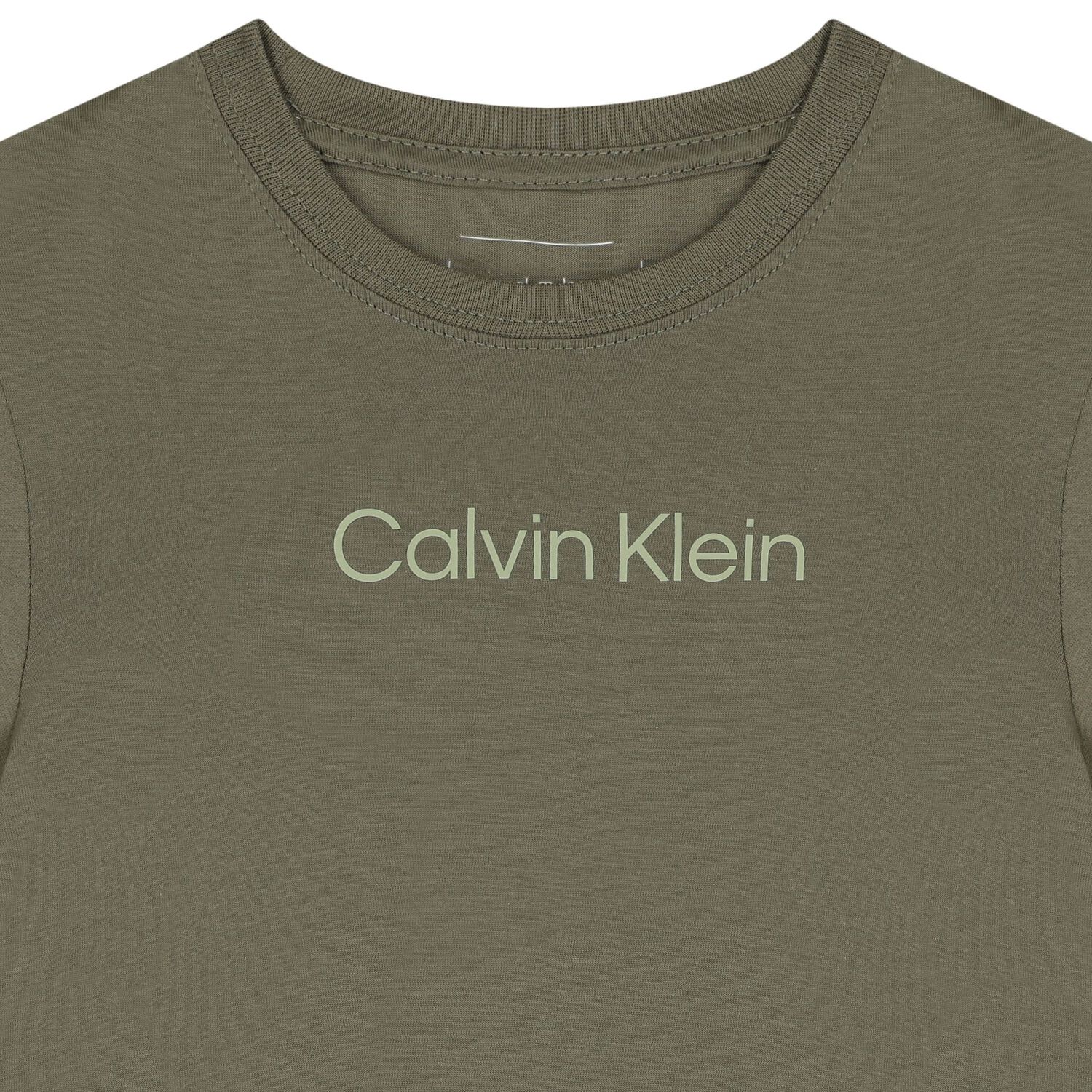 Boys Green Logo T-Shirt, 3, hi-res