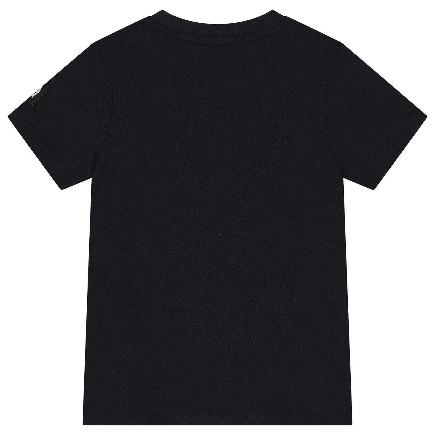 Boys Black Logo T-Shirt, 2, hi-res