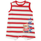 Baby Boys White & Red Rompers (2 Pack), 1, hi-res