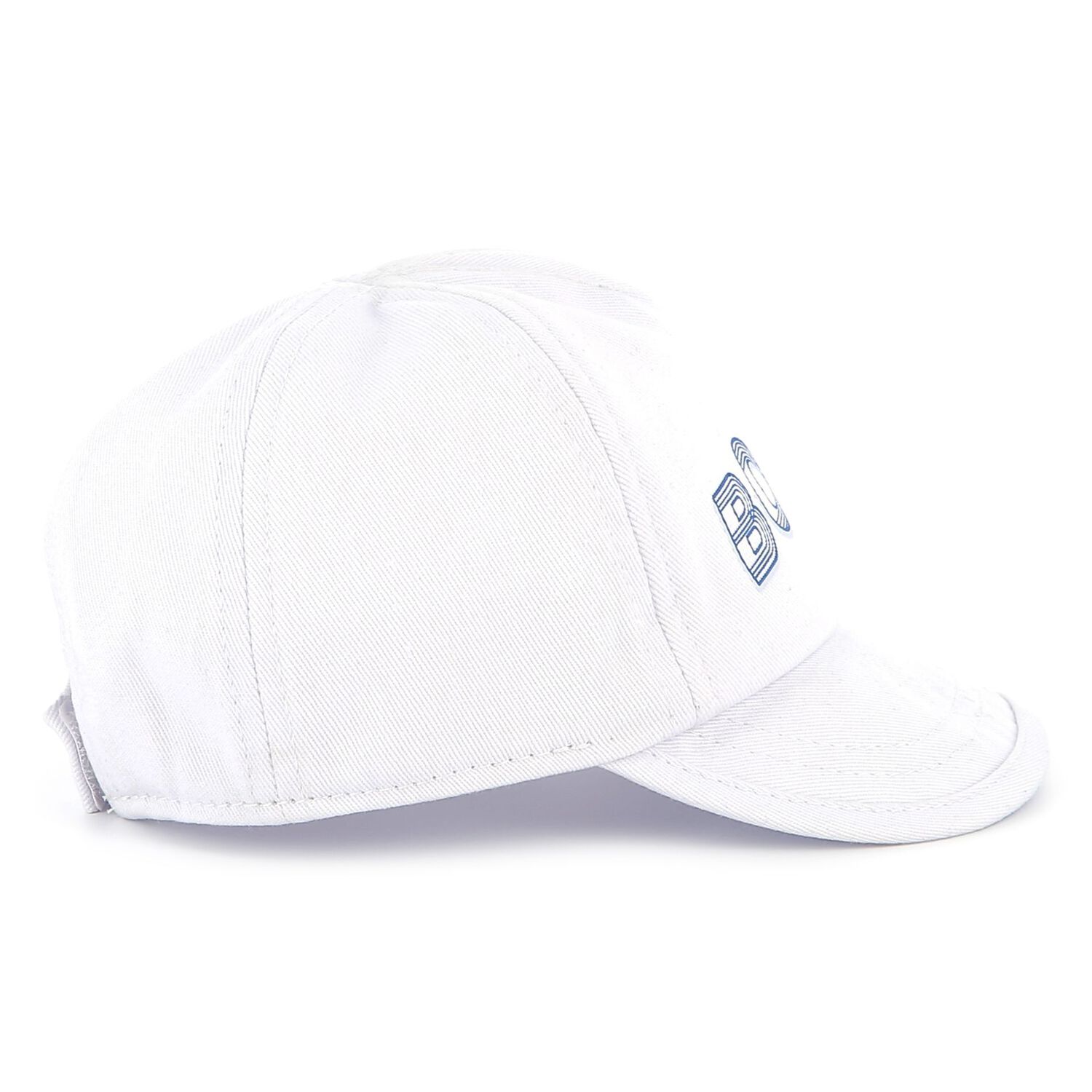 Baby Boys White Logo Cap, 1, hi-res