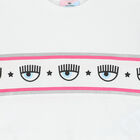 Girls White Logo T-Shirt, 1, hi-res