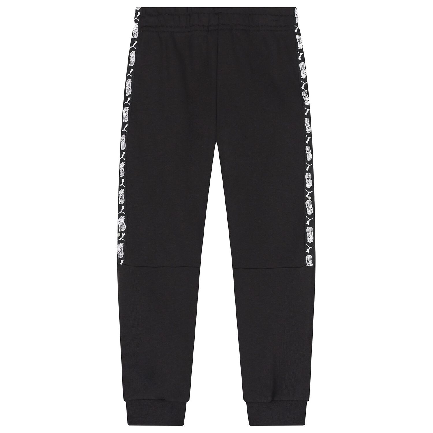 Boys Black Hot Wheels logo Joggers, 1, hi-res