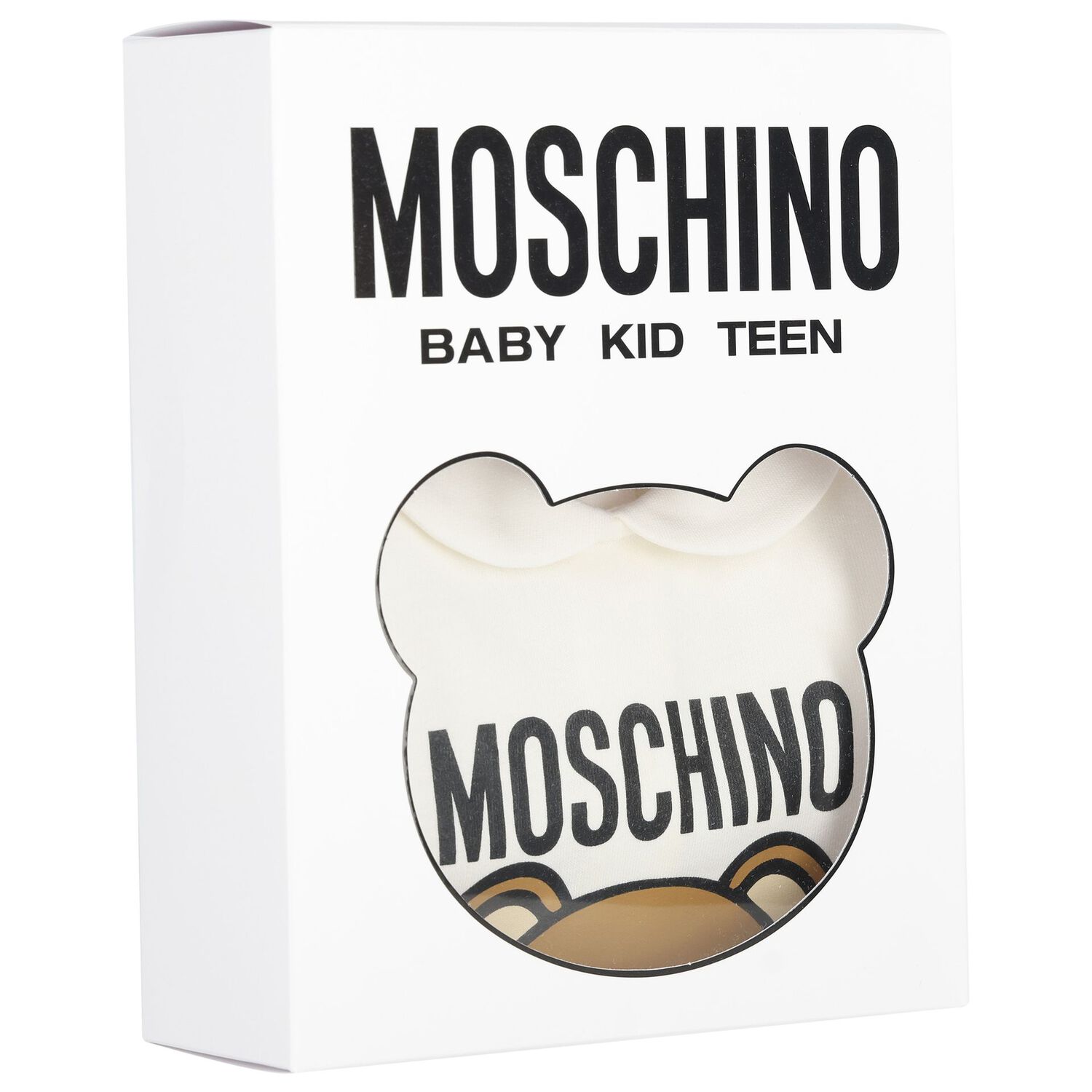 Ivory Teddy Bear Logo Babygrow, 1, hi-res