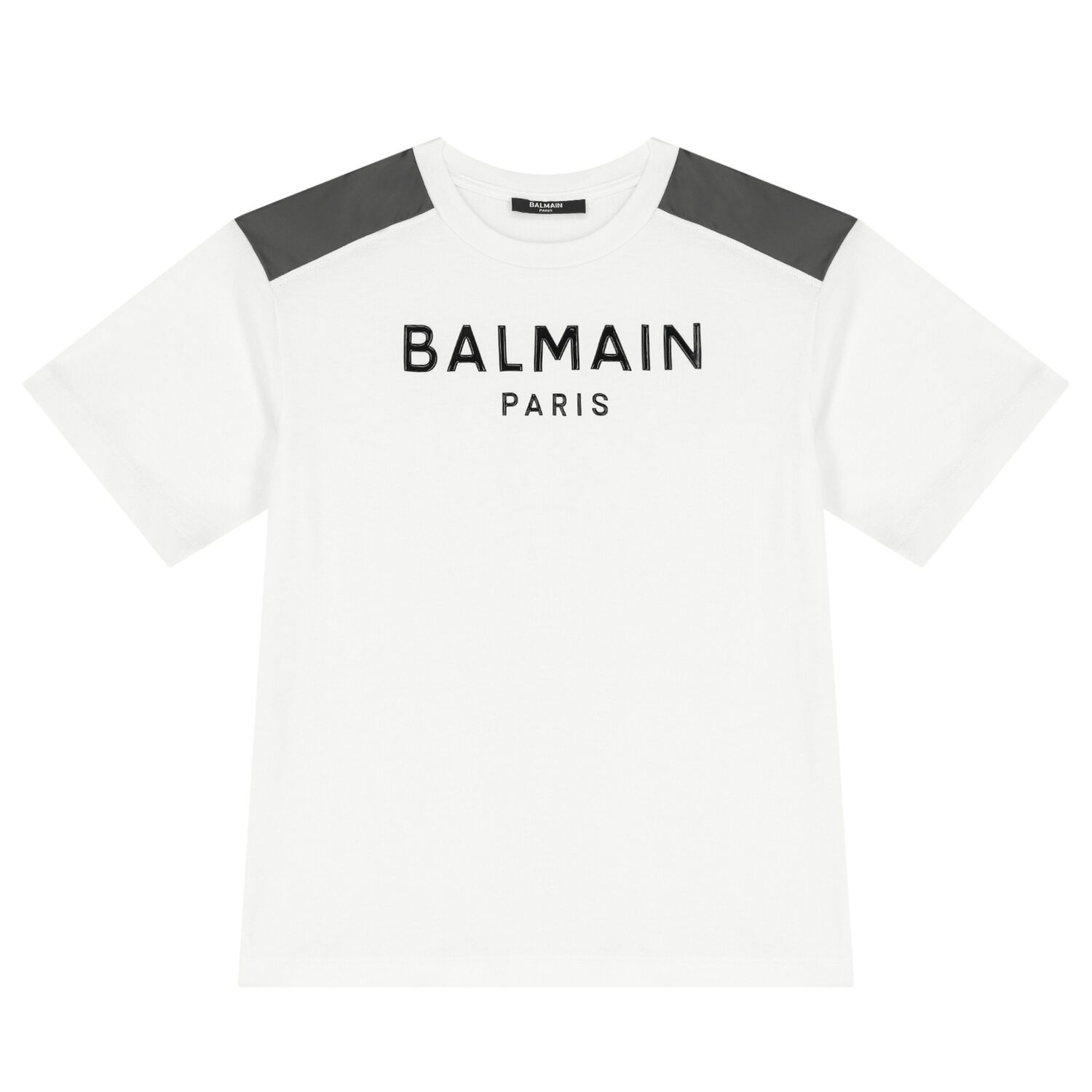 White & Black Logo T-Shirt, 1, hi-res image number null