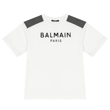 White & Black Logo T-Shirt