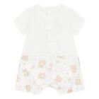 Baby Girls Ivory & Beige Rompers ( 2-Pack ), 1, hi-res