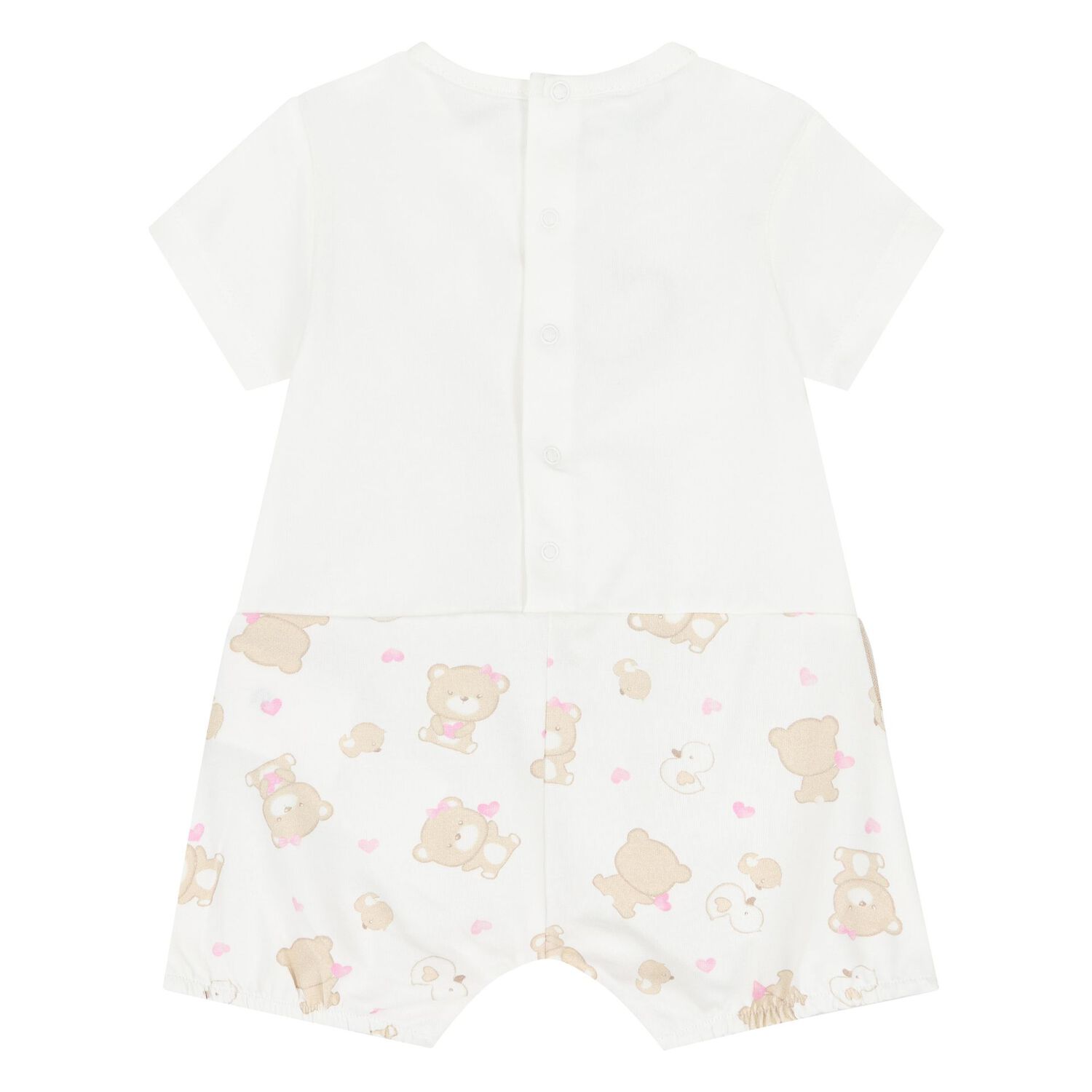 Baby Girls Ivory & Beige Rompers ( 2-Pack ), 1, hi-res