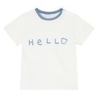 Baby Boys Blue & White Tracksuit Set, 2, hi-res