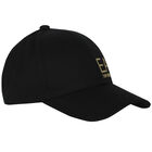 Boys Black Logo Cap, 1, hi-res