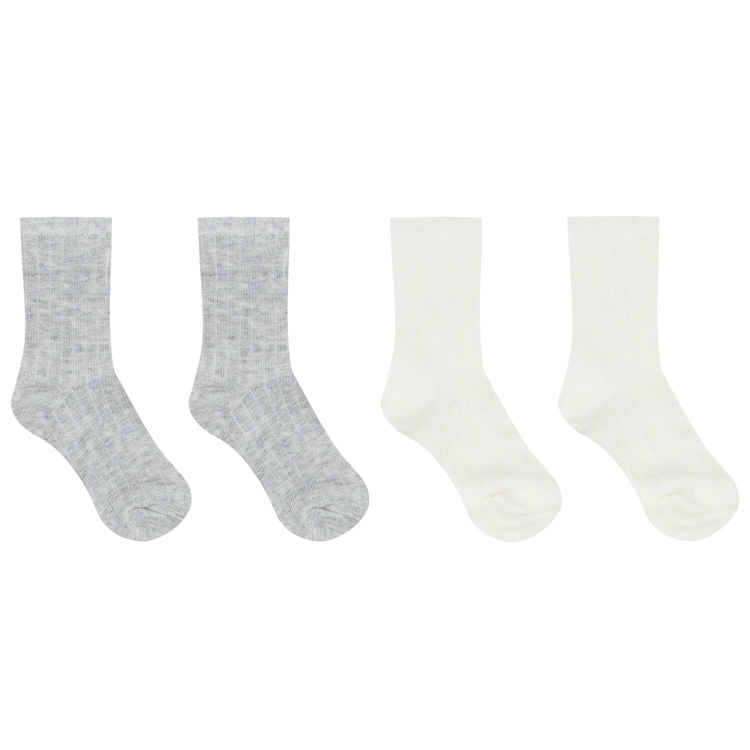 Baby Boys Blue & White Socks (6 Pack), 2, hi-res