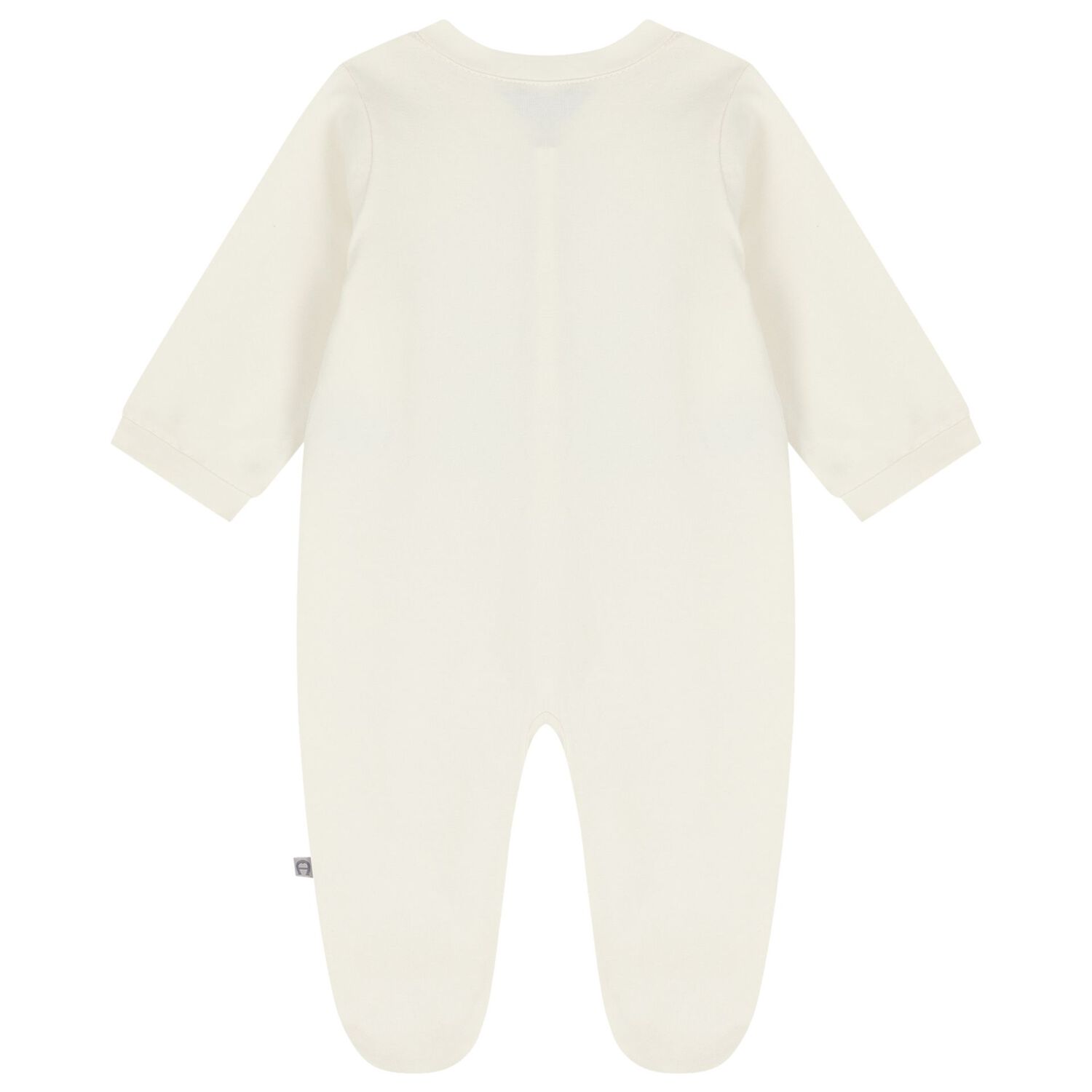 Ivory & Gold Logo Babygrow , 1, hi-res