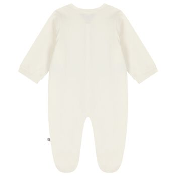 Ivory & Gold Logo Babygrow 