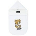 White Teddy Bear Logo Baby Nest, 4, hi-res