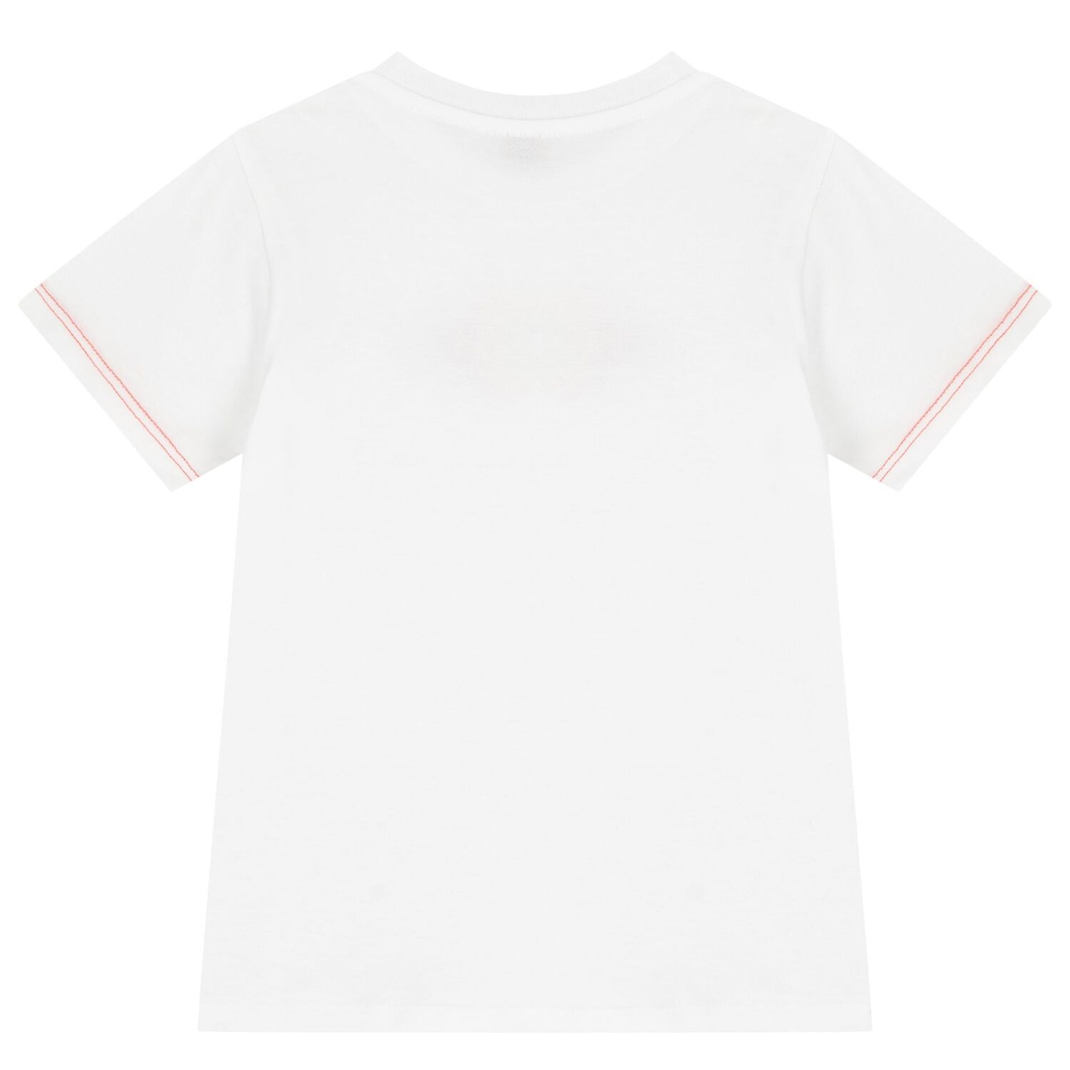 Girls White Logo T-Shirt, 1, hi-res