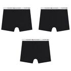 Boys Black Boxer Shorts ( 3-Pack ), 1, hi-res