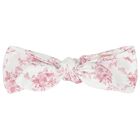 Baby Girls White & Pink Floral & Butterflies Headband, 1, hi-res