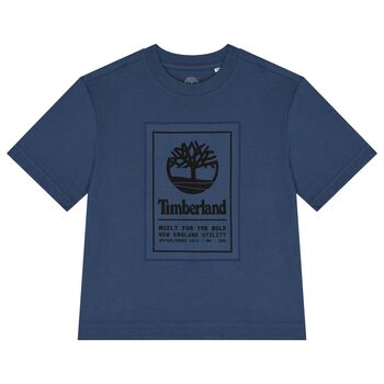 Boys Blue Logo T-Shirt