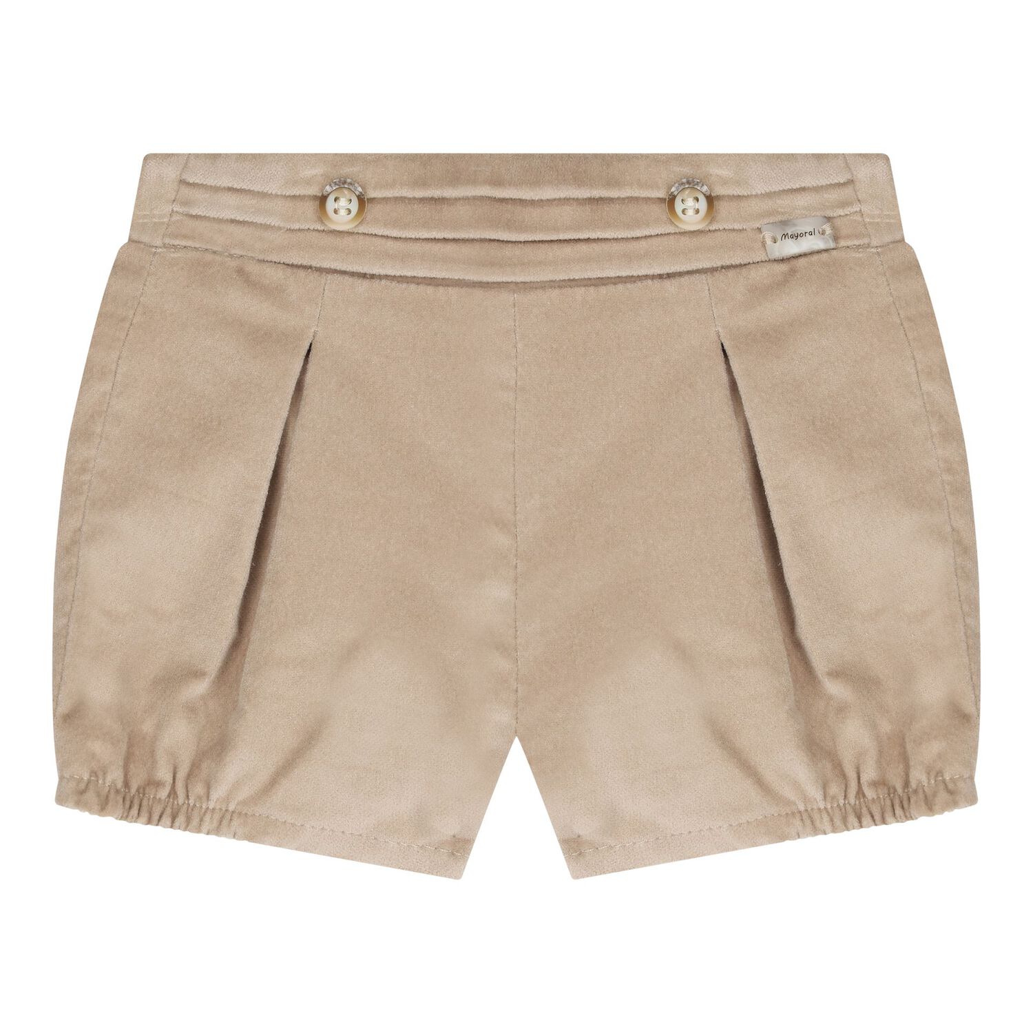 Baby Boys Ivory & Beige Shorts Set, 1, hi-res