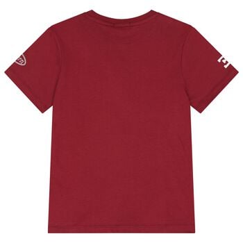 Boys Burgundy Logo T-Shirt