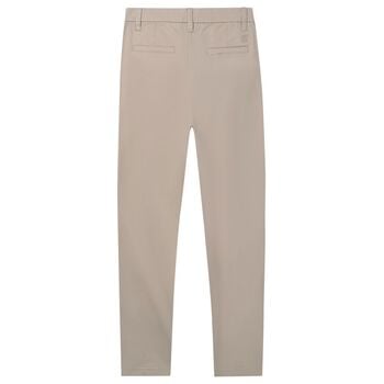 Boys Beige Trousers