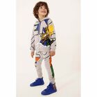 Boys Grey Logo Joggers, 1, hi-res